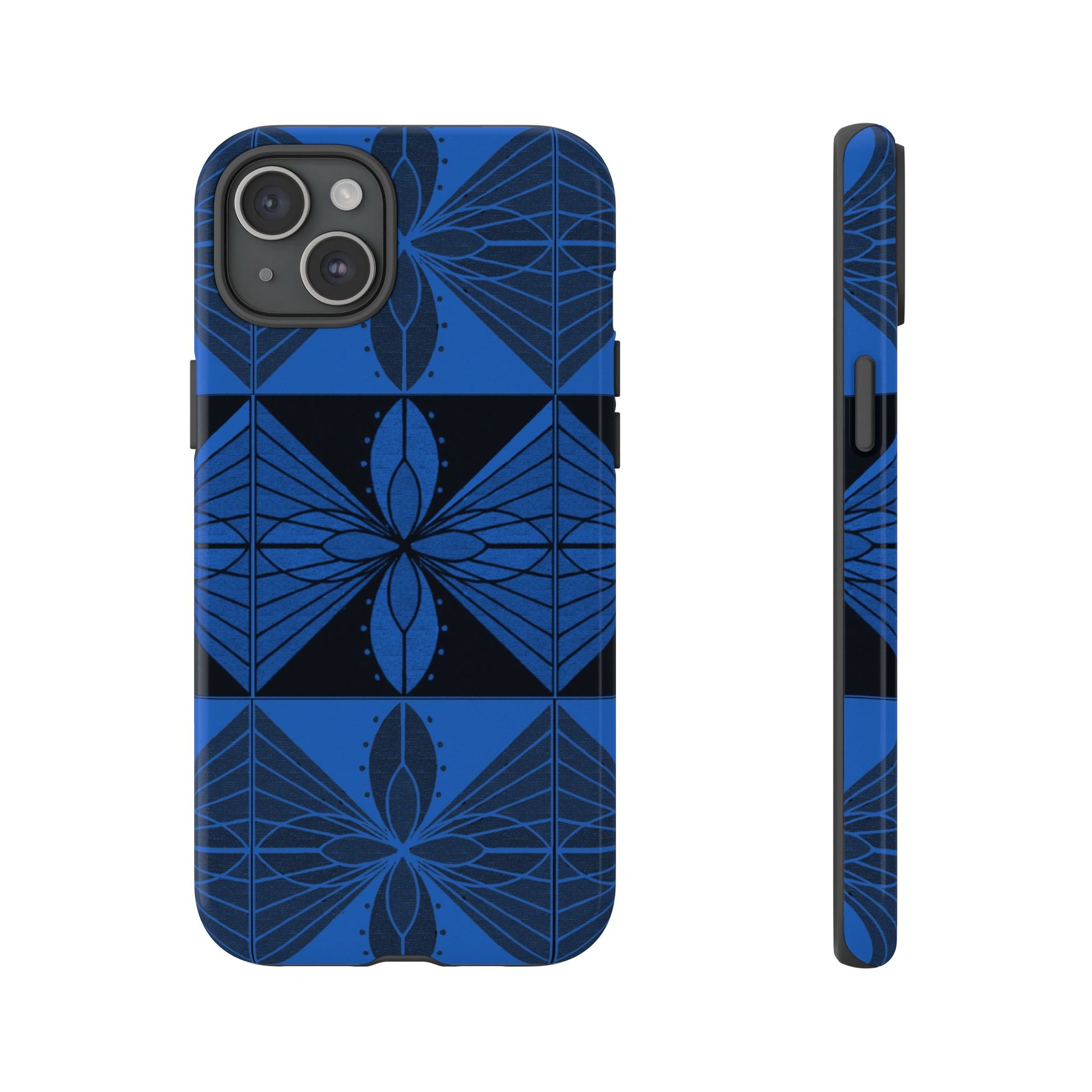 Geometric Blue 2 Phone case - InkLovePrint