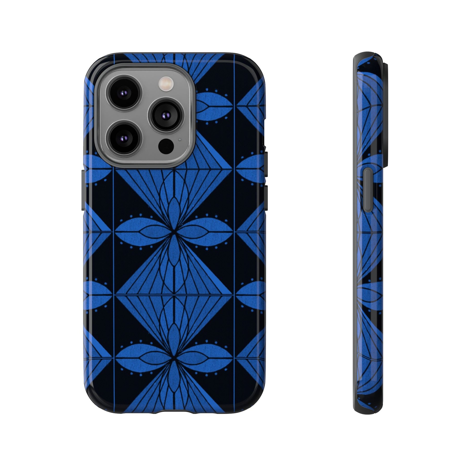 Geometric Blue 1 Phone case - InkLovePrint