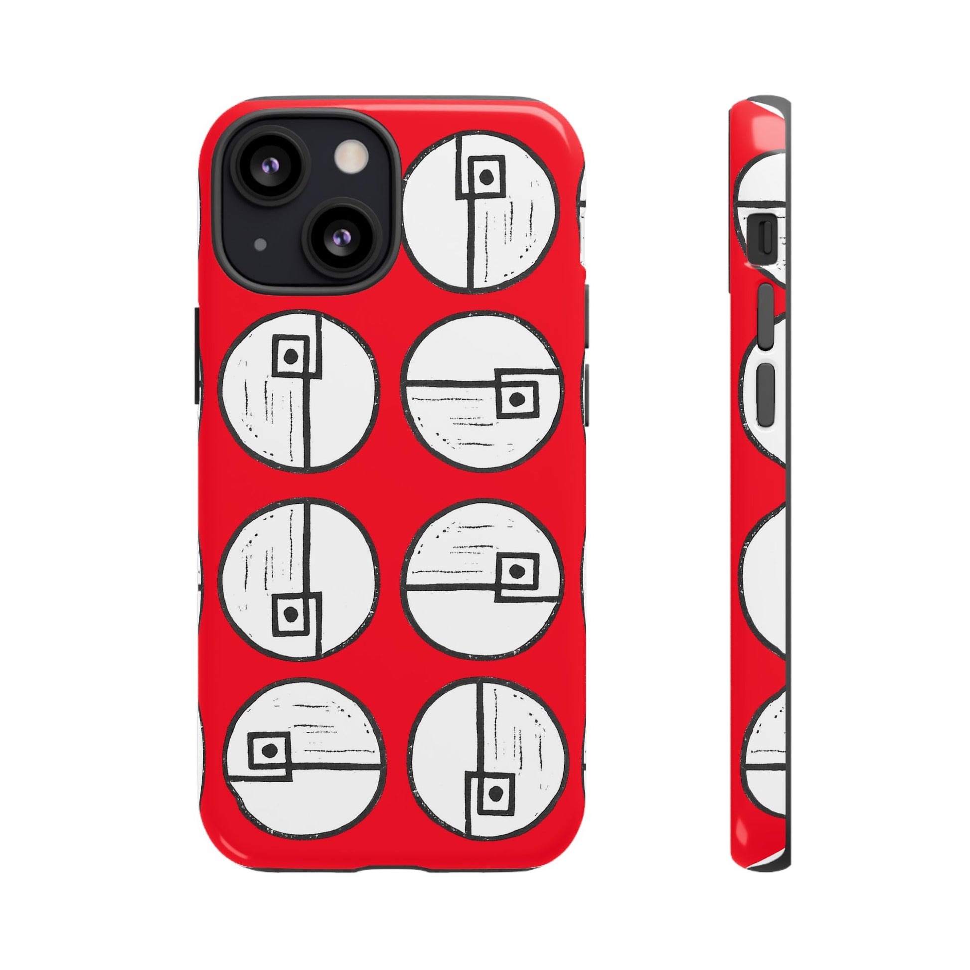 Rotating Rectangle Red - Phone case - InkLovePrint