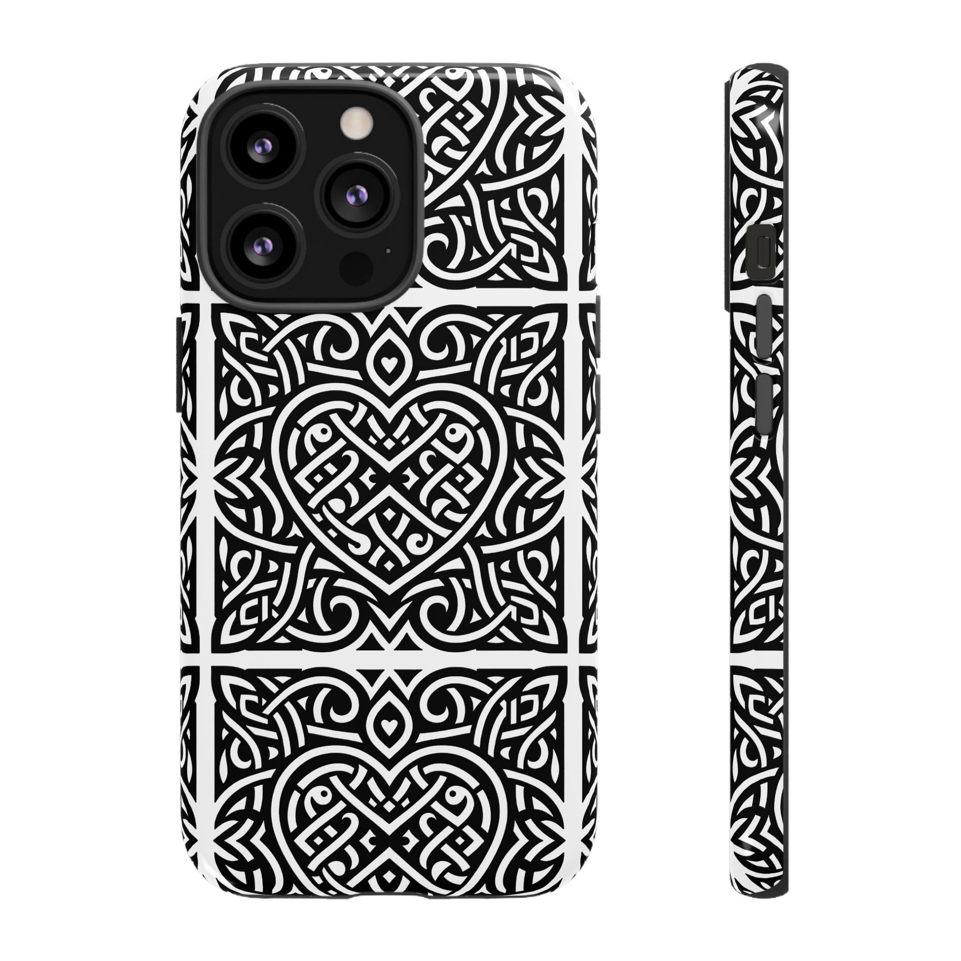 Framed Heart Phone case - InkLovePrint