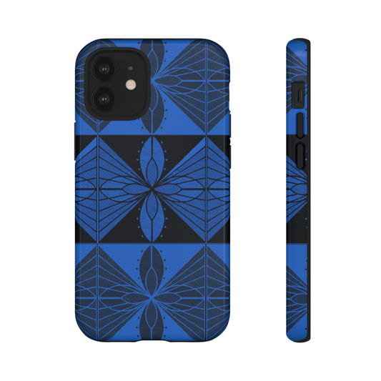 Geometric Blue 2 Phone case - InkLovePrint