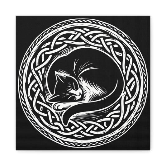 Celtic Cat -Rolled Poster - InkLovePrint