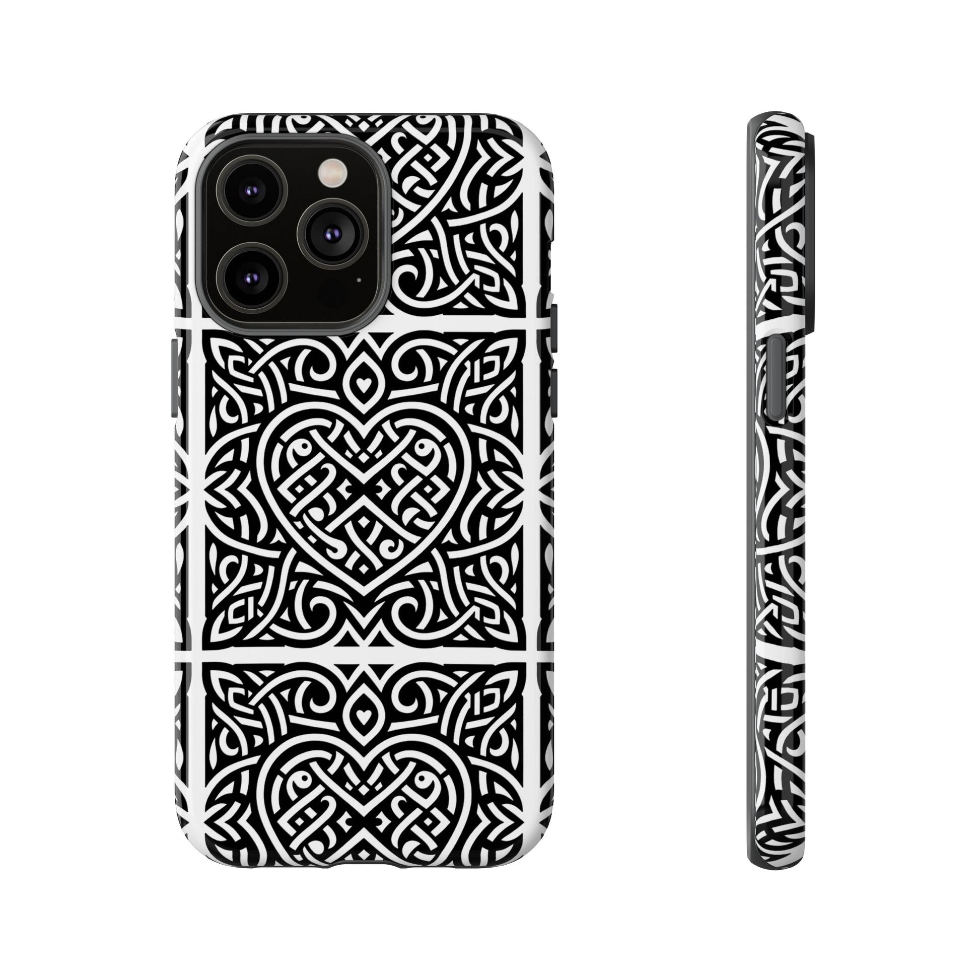 Framed Heart Phone case - InkLovePrint