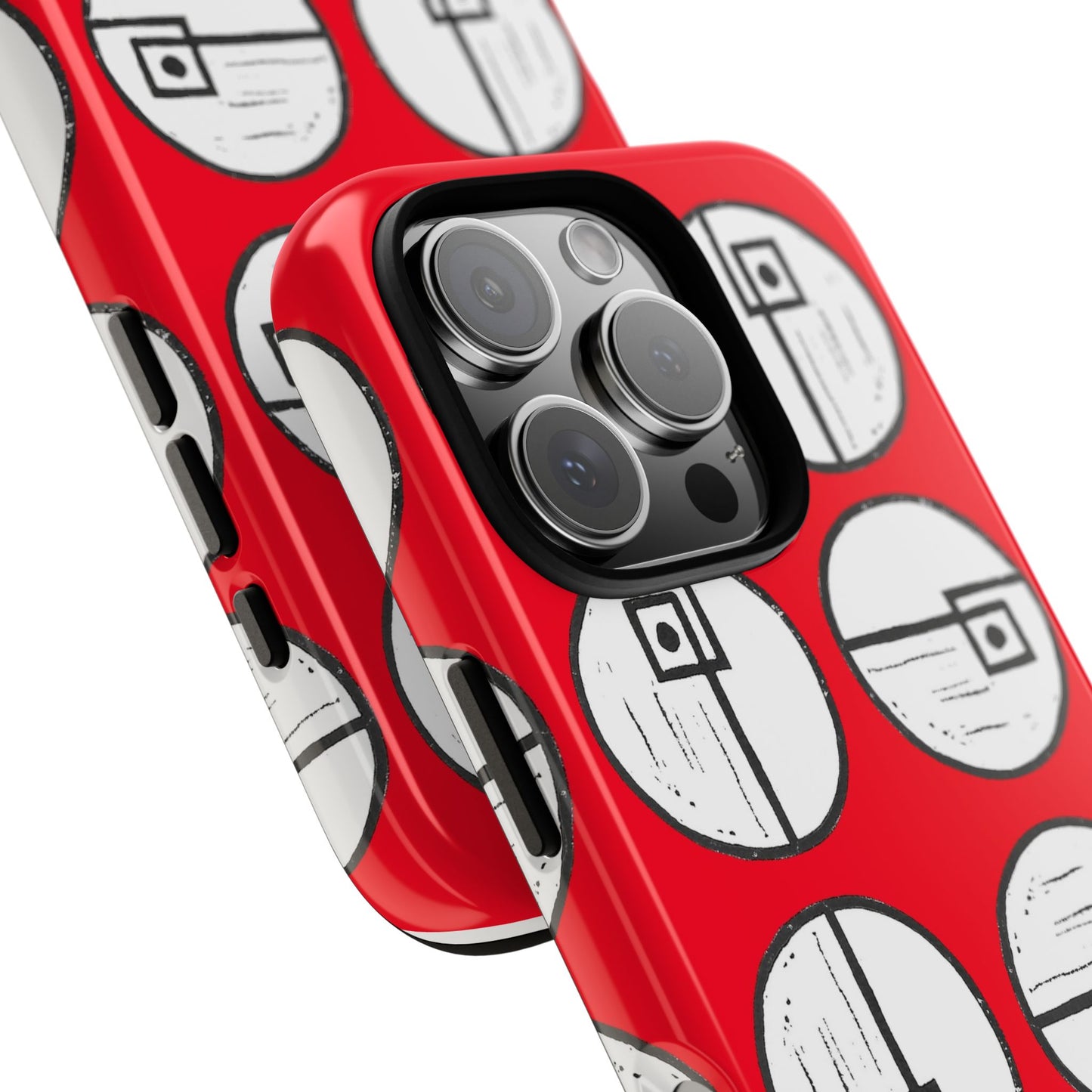 Rotating Rectangle Red - Phone case - InkLovePrint