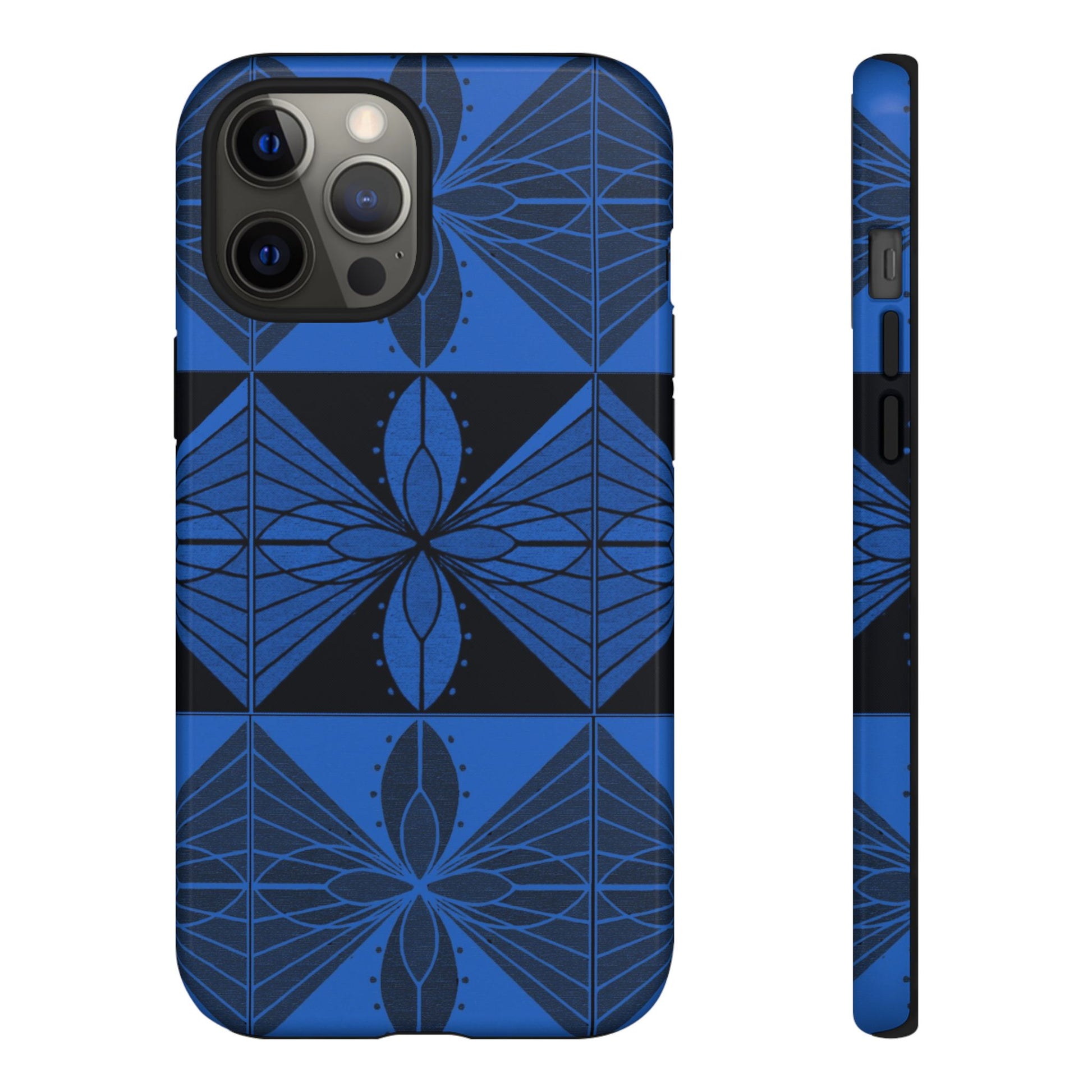 Geometric Blue 2 Phone case - InkLovePrint