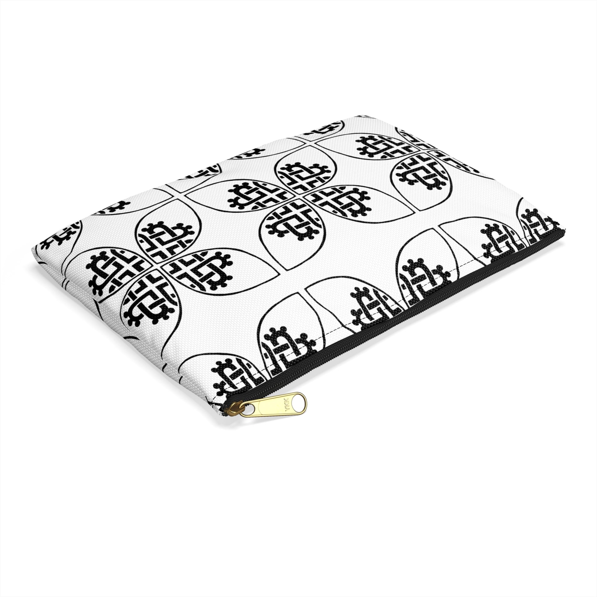 Celtic Heart Accessory Bag White - InkLovePrint