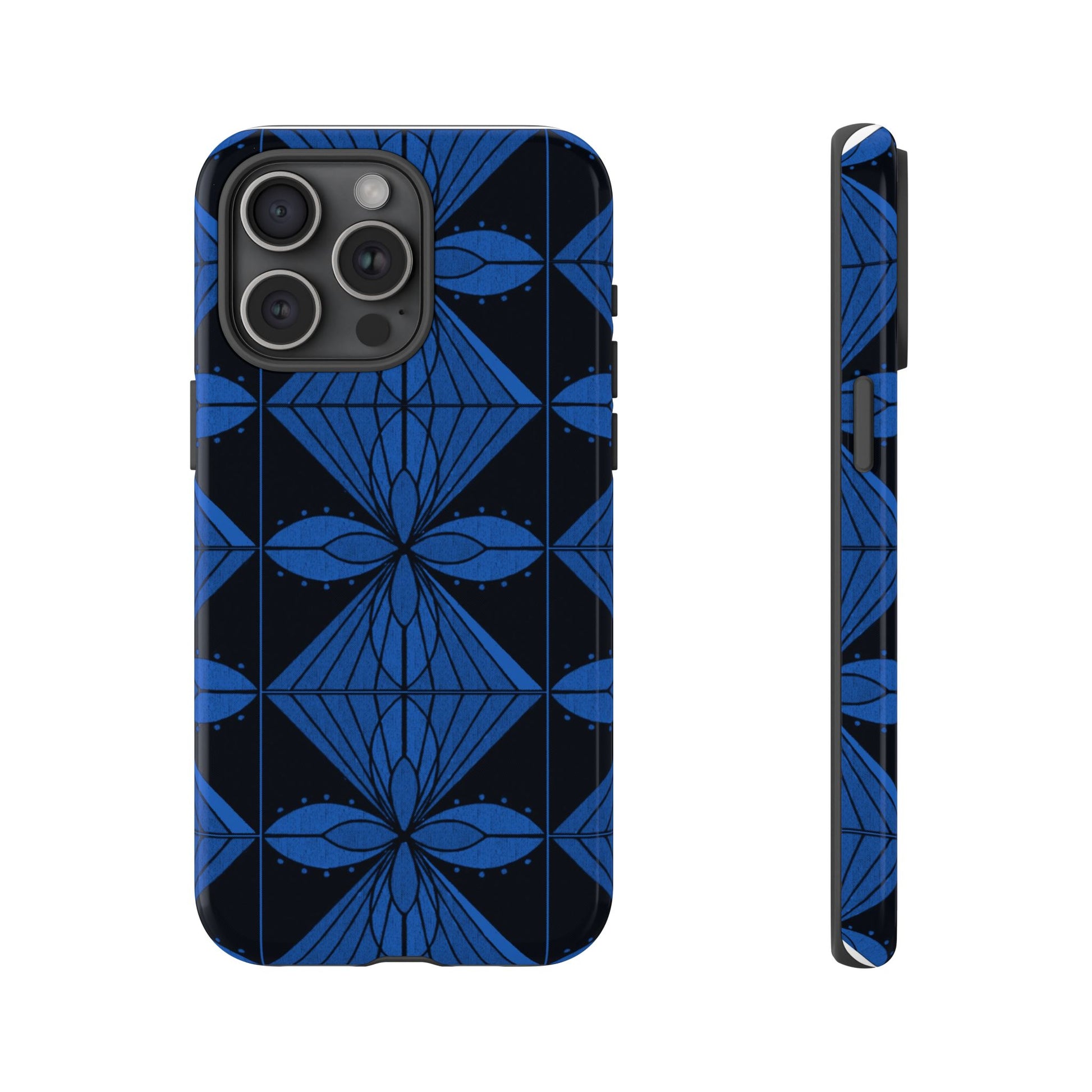 Geometric Blue 1 Phone case - InkLovePrint