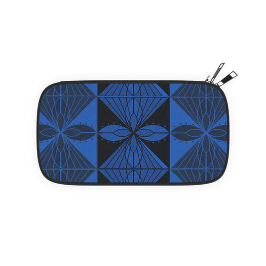 Geometric Blue 2 Passport Wallet - InkLovePrint