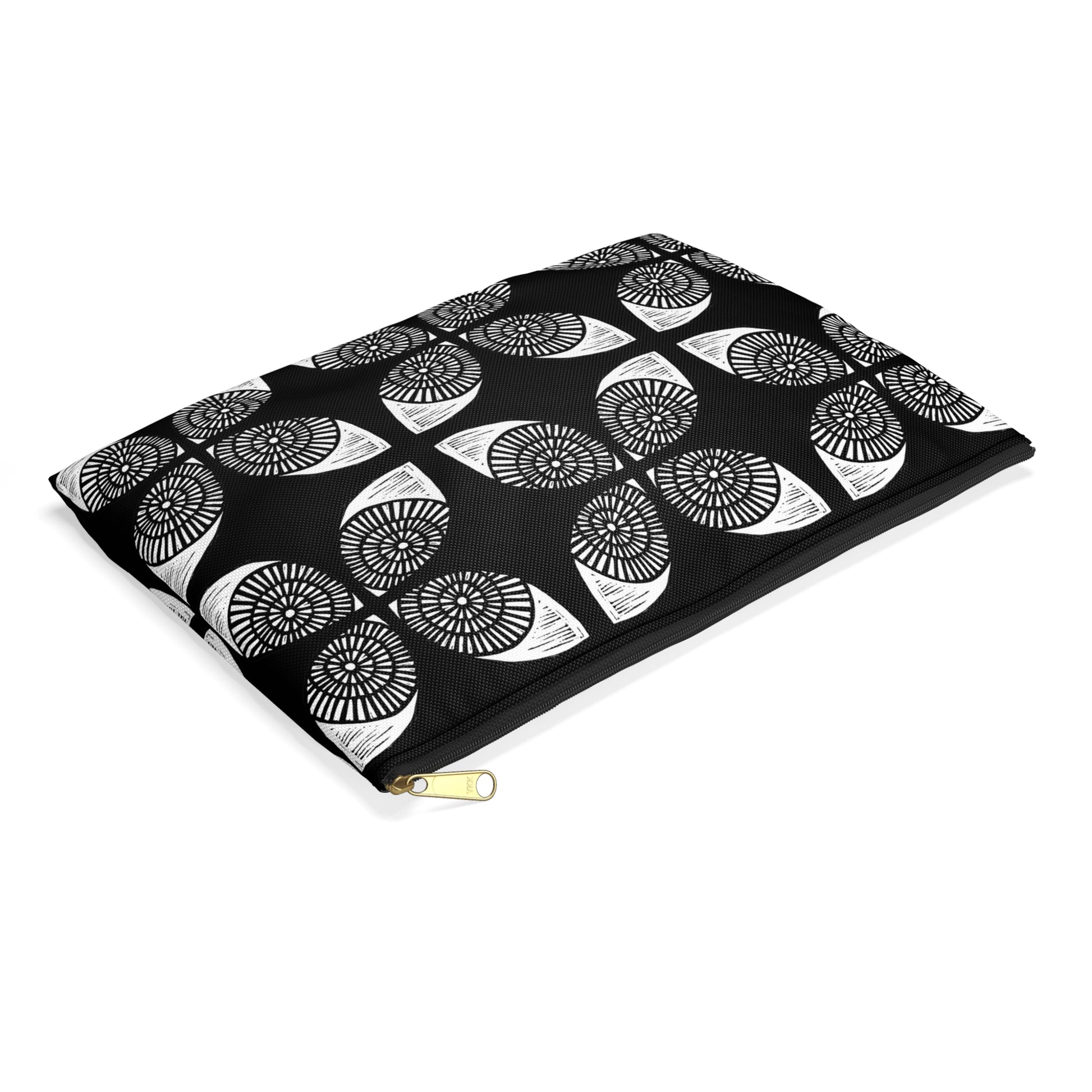 Circle Accessory Bag Black - InkLovePrint