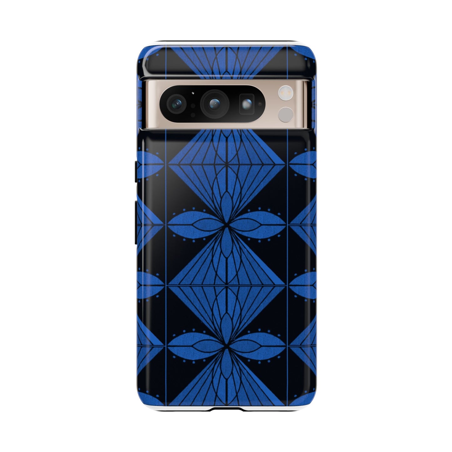 Geometric Blue 1 Phone case