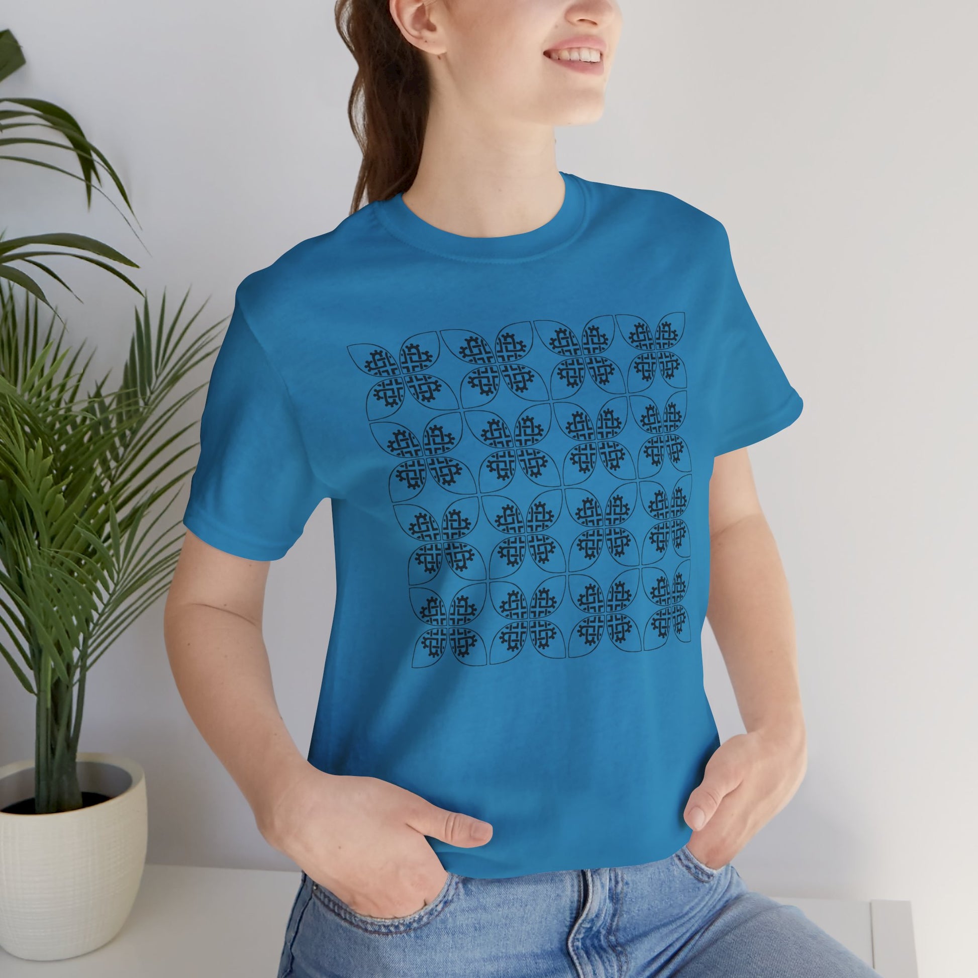 Celtic Heart 12 tile T shirt - InkLovePrint