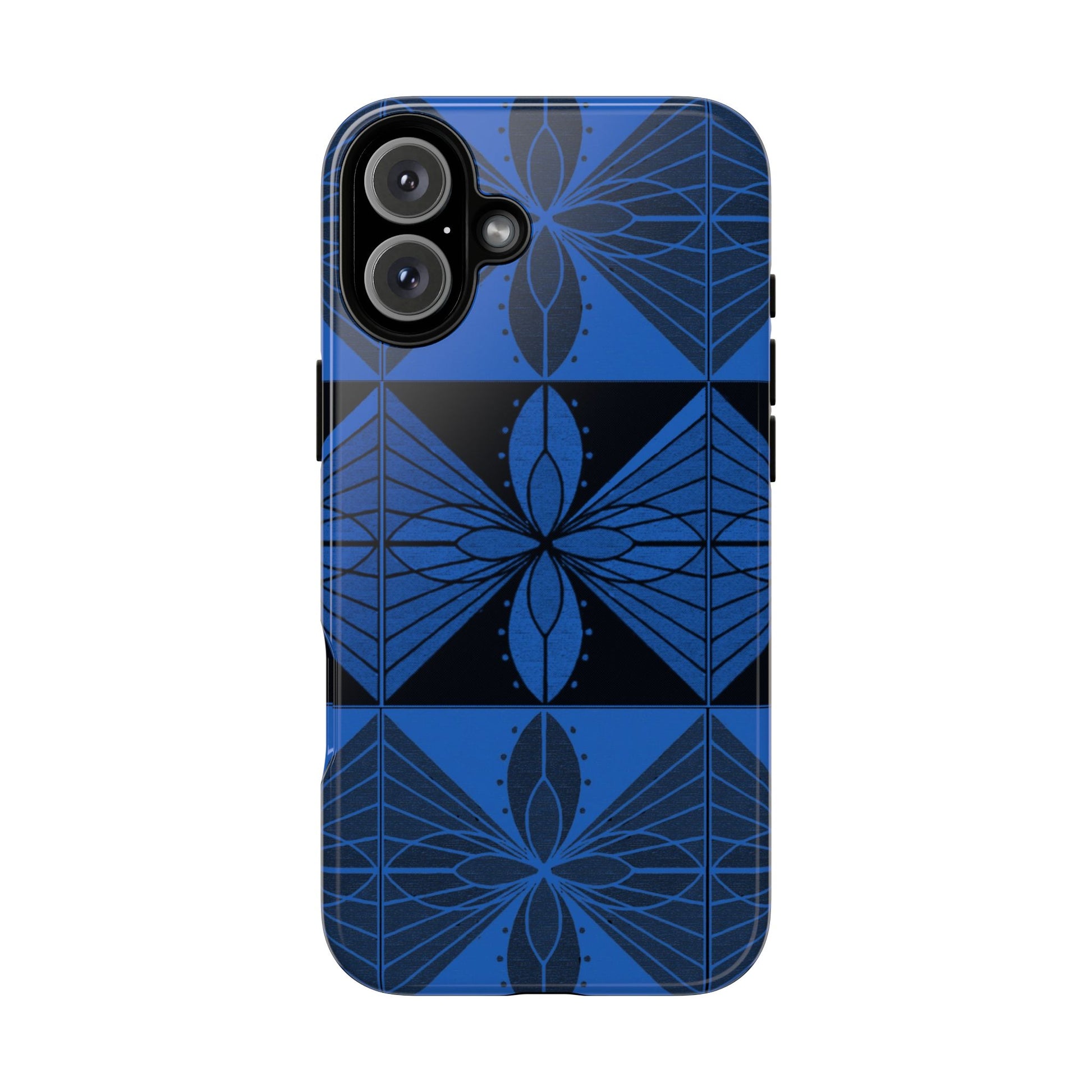 Geometric Blue 2 Phone case - InkLovePrint