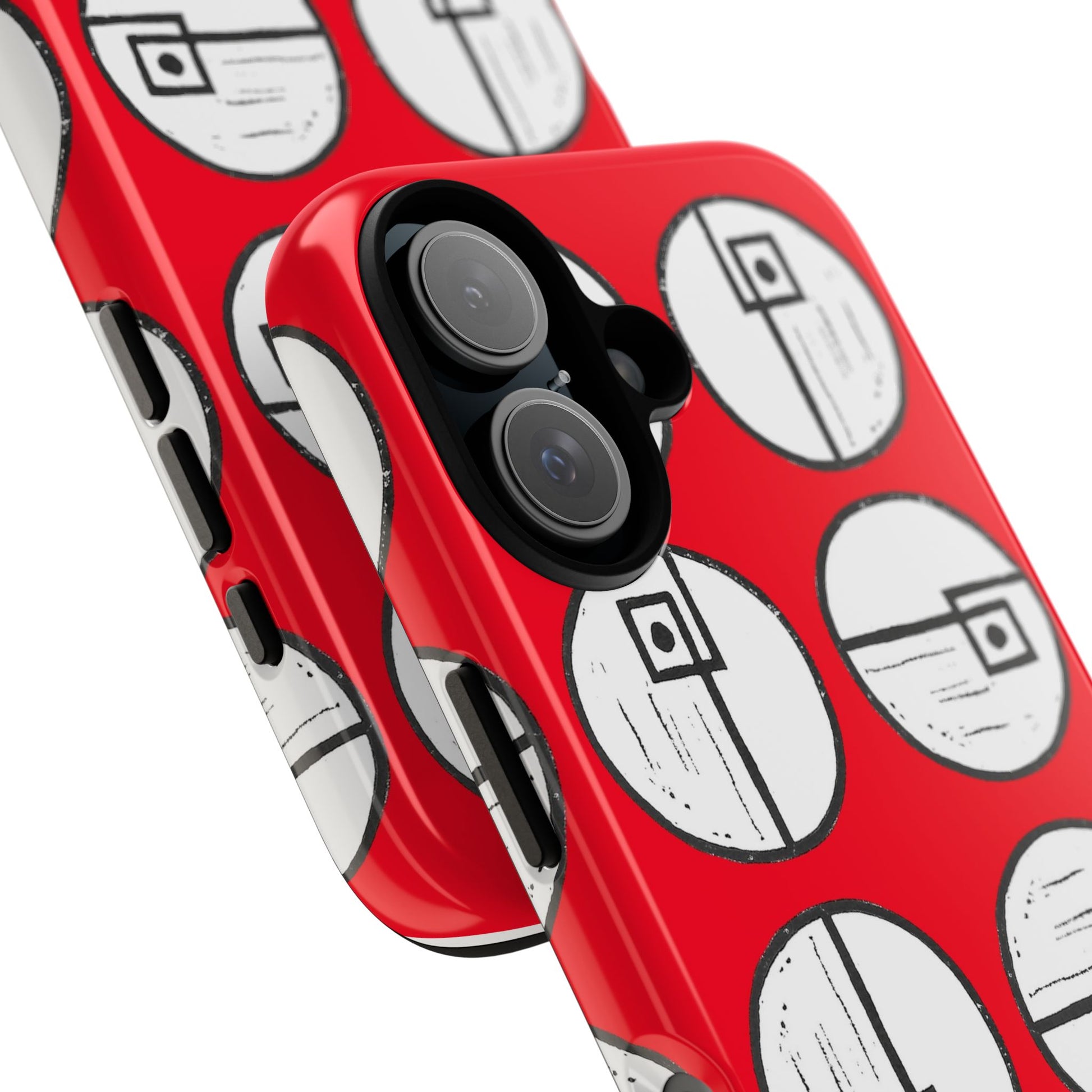 Rotating Rectangle Red - Phone case - InkLovePrint