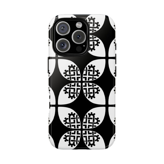 Celtic Heart - Black Phone case
