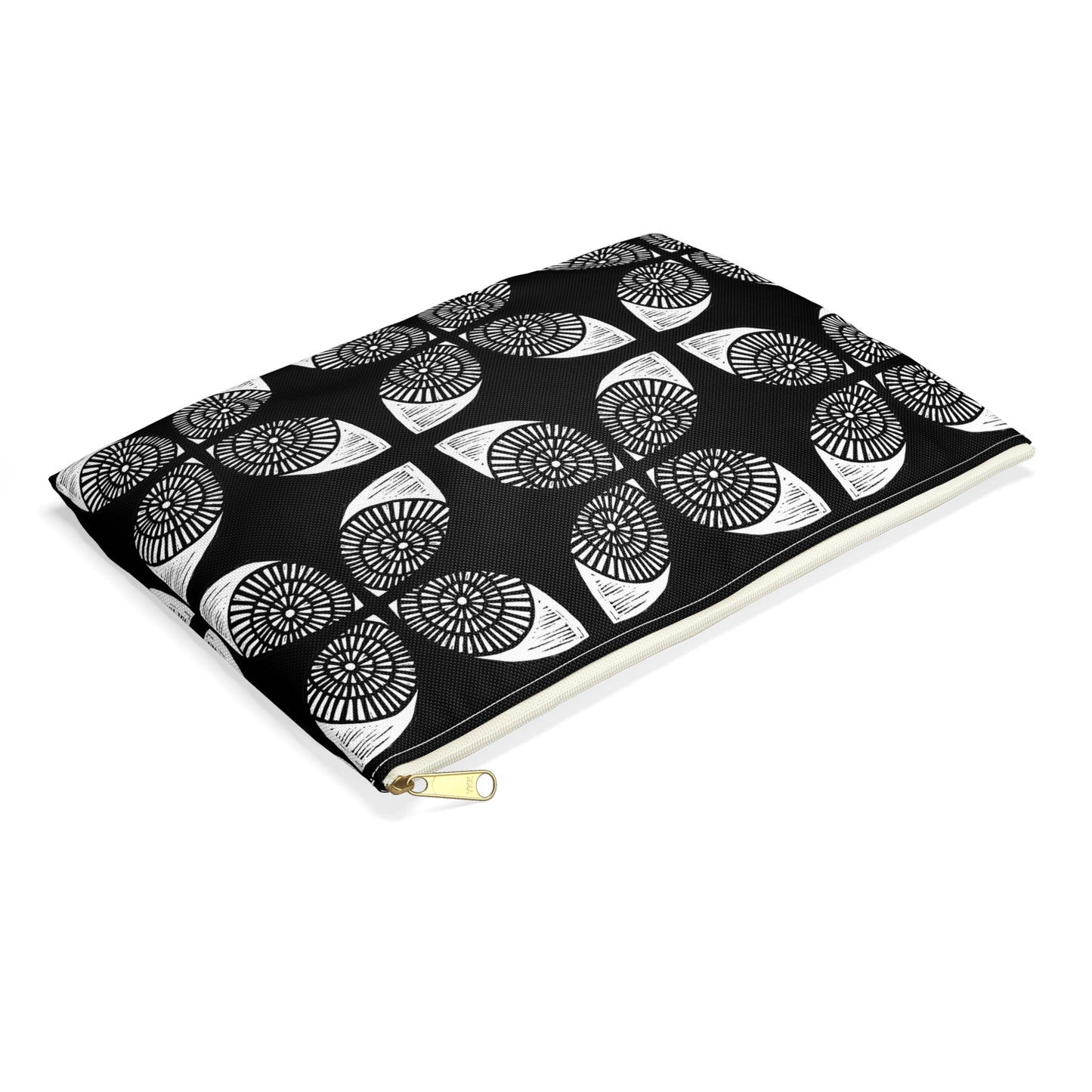 Circle Accessory Bag Black - InkLovePrint