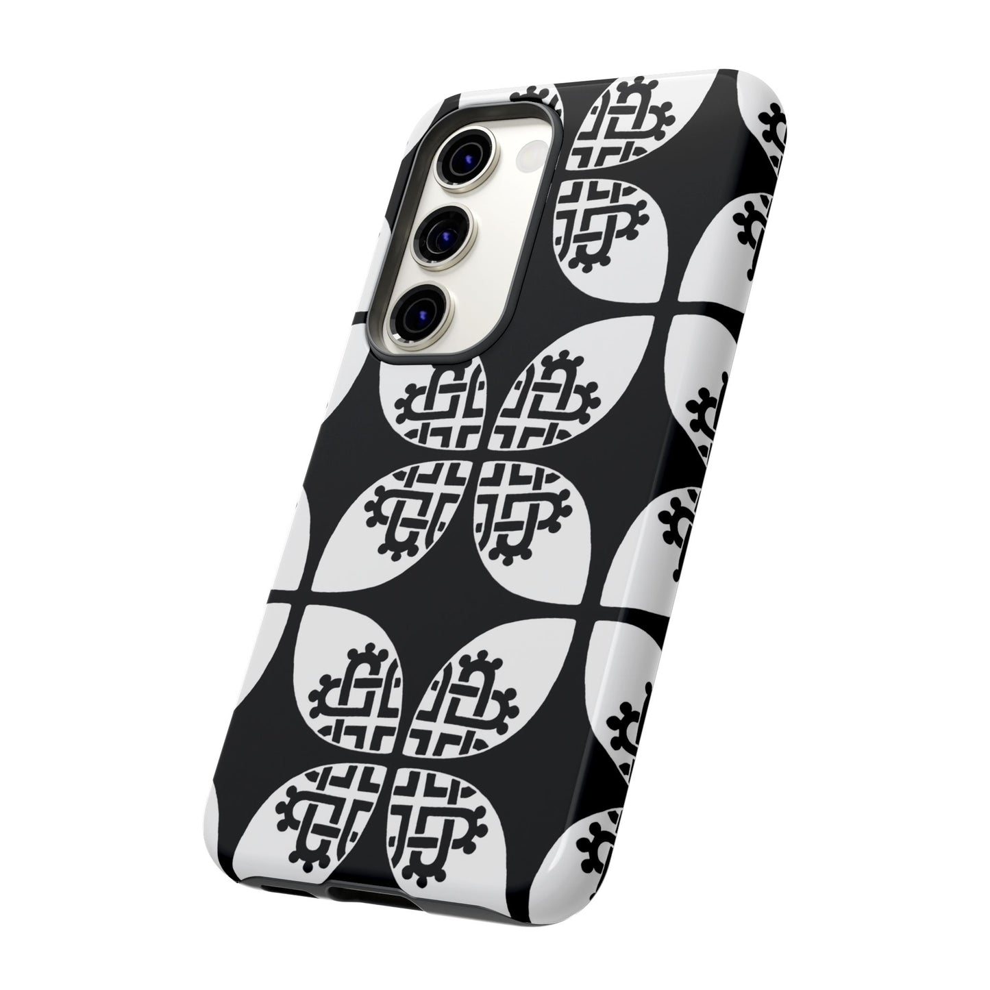 Celtic Heart - Black Phone case
